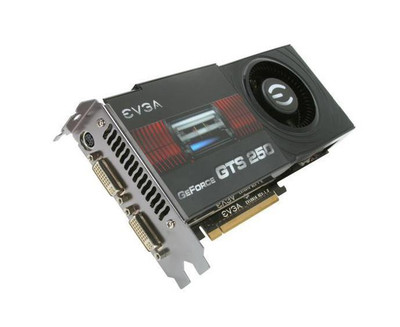 512-P3-1153-TR - EVGA GeForce GTS 250 512MB 256-Bit DDR3 PCI Express 2 x16 Dual DVI/ HDTV Video Graphics