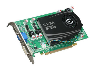 EVGA GeForce GT 240 512MB DDR5 DVI/ HDMI Video Graphics Card compatible with gaming PCs