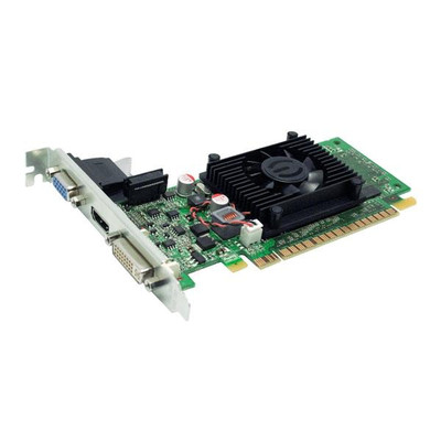 EVGA GeForce 8400 GS 512MB DDR3 Low Profile Video Card for PCI Express 2 x16 slots - SKU: 512-P3-1300-T1