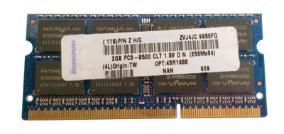 IBM 2GB DDR3-1066MHz SoDimm Memory Module for laptops and notebooks