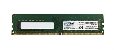 Crucial 16GB DDR4-2133MHz Memory Module for PC, Dual Rank, Non-ECC, 288-Pin DIMM