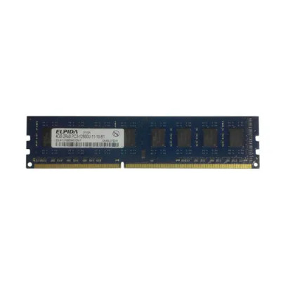 EBJ41UF8BDW0-GN-F - Elpida Memory 4GB DDR3-1600MHz PC3-12800 non-ECC Unbuffered CL11 240-Pin DIMM Dual Rank Memory Module