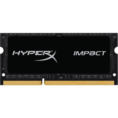 Kingston HyperX Impact Black 4GB DDR3-1600MHz SoDimm Memory Module for laptops