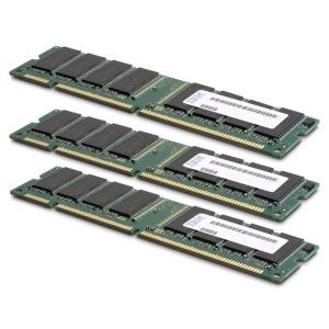 IBM 12GB DDR3-1333MHz ECC Registered Memory Kit for Servers - 3 X 4GB Single Rank DIMM - Part Number 96Y8785