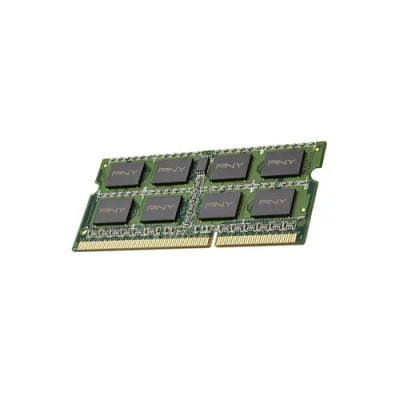 MN16384KD3-1600 - PNY Technology 16GB Kit (2 x 8GB) DDR3-1600MHz PC3-12800 non-ECC Unbuffered CL9 204-Pin SoDimm Dual Rank Memory