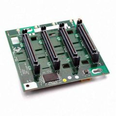 Intel Server Board SCSI Drive Backplane 732396-502 for ProLiant DL360p Gen8 servers, mounted in a server rack.