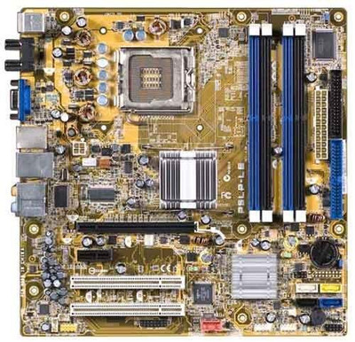 HP System Board Leonite-GL8E with PCI-Express X16 Slot and Socket-775, compatible with ProLiant DL360p Gen8 servers.