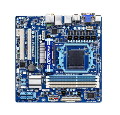 Gigabyte GA-880GM-USB3 Socket AM3+ Motherboard DDR3 SATA 3.0Gb/s Micro-ATX