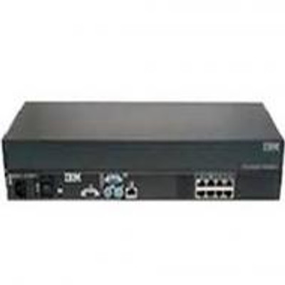 IBM 1X8 Console Switch KVM Switch CAT5, 8-Ports, 1 Local User, 1U Rackmountable - Compatible with Server Racks