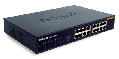 D-Link 16-Port 10/100Mbps Ethernet Switch for Desktop Use - DES-1016D - Networking Switches