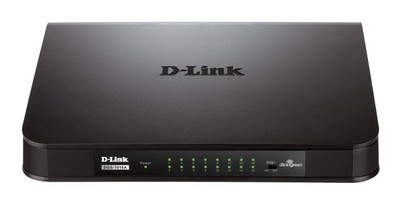 D-Link DGS-1016A 16-Port Ethernet Fast Gigabit Switch for Home or Office Networking