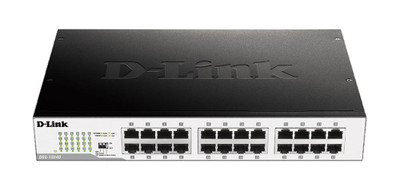 D-Link 24-Port Gigabit Unmanaged Desktop Switch DGS-1024D/B for 10/100/1000Base-T RJ-45 Servers