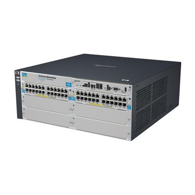 HP ProCurve 5406zl 48G Edge Switch, 48 RJ-45 LAN, 4 Expansion Slots, Gigabit Ethernet, Stackable, Rack Mounted
