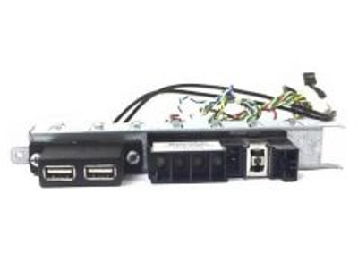 HP Power Switch / LED with Cable for ProLiant ML330 servers - part number 287181-001, mounted in server rack