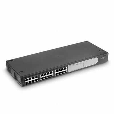 3Com Baseline 2024 Superstack 24-Ports RJ-45 Fast Ethernet Switch for Network Connectivity