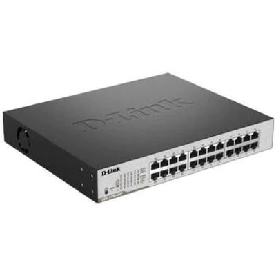 D-Link DGS-1100-24P 24-Port PoE Ethernet Switch for Stackable Networks