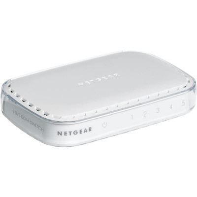 NetGear FS605 5-Ports Fast Ethernet Switch for High Performance Network