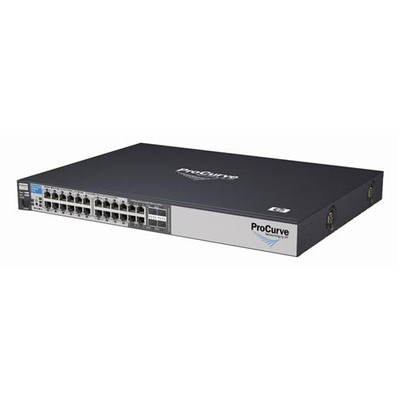 HP ProCurve E2520-8G-PoE Ethernet Switch with 2 SFP Ports and 8 Gigabit LAN Ports - Ideal for Networking Setups
