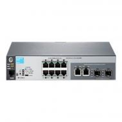 HP 2530-8G Switch 8-Ports Managed Desktop Rack-mountable - Ideal for small businesses, compatible with server racks