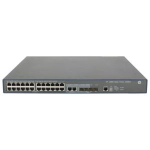 JG306A - HP 3600-24-PoE+ V2 SI Switch Layer4 Managed 24 X 10/100 + 4 X Gigabit SFP + 2 X Shared 10/100/1000 Rack