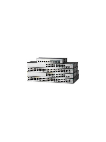 HP Officeconnect 1850 48G 4XGT 48-Port PoE+ Layer 2 Switch for Rack-Mounting - Compatible with 10 Gigabit SFP+ - JL171A