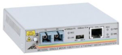 Allied Telesis AT-MC101XL-10 100Base-TX to 100Base-FX/ST mm 2km Media Converter for network connectivity