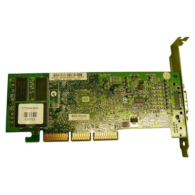 HP Nvidia Quadro-4 200NVS 64MB AGP Dual Monitor Video Card for ATX - SKU: 319627-001 - Compatible with multiple monitors