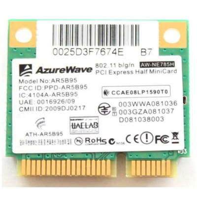 ASUS AR9285 802.11b/g/n Wireless Mini PCI Express Network Card for ROG G73Jw Laptop - Compatible with ROG G73Jw laptops