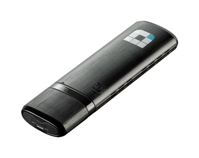 D-Link DWA-180 Dual Band USB Network Adapter for 2.4/5GHz 802.11b/a/g/n/ac - Compatible with Various Devices