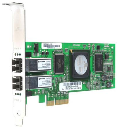 QLogic SANBlade 4GB Dual Ports Fibre Channel PCIe Network Adapter for PX2510401-55 Servers