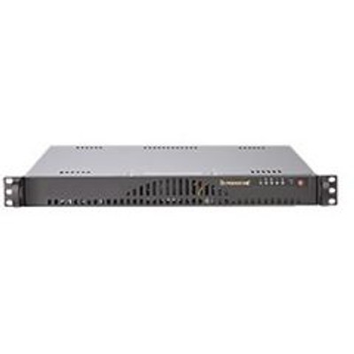 Supermicro SC512L ATX Black Mini 200W 1U Rackmount Server Chassis - Compatible with ProLiant DL360p Gen8 Servers