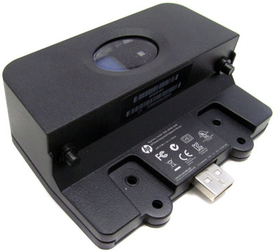 HP USB Biometric Fingerprint Reader Kit 690685-001 for enhanced security on ProLiant DL360p Gen8 servers