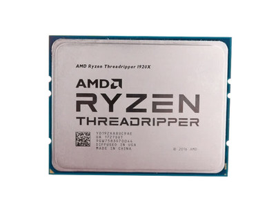 AMD Ryzen Threadripper 1920X 12 Core Processor for sTR4 Socket - YD192XA8AEWOF - CPU Compatible with Workstation Builds