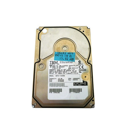 IBM 18GB 10000RPM Ultra 160 SCSI 3.5 4MB Cache Ultrastar Hard Drive for ProLiant DL360p Gen8 servers