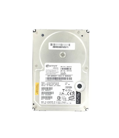 IBM 73GB Ultra 160 SCSI Hard Drive 08K0373 for Servers