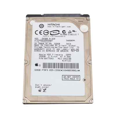 Hitachi Travelstar 5K500.B 320GB 5400RPM SATA 2.5-Inch HDD for laptops