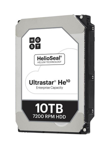 HGST UltraStar DC HC510 10TB SAS Hard Drive for Servers - 7200RPM 12Gb/s 256MB