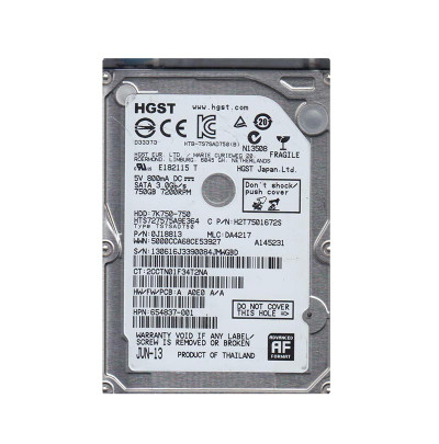Hitachi 750GB 7200RPM SATA 2.5 Hard Drive for ProLiant DL360p Gen8 Servers