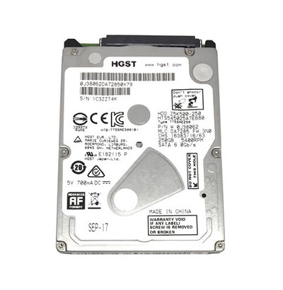 HGST Travelstar Z5K500 250GB SATA Hard Drive 2.5 5400RPM 6Gb/s - Compatible with Laptops