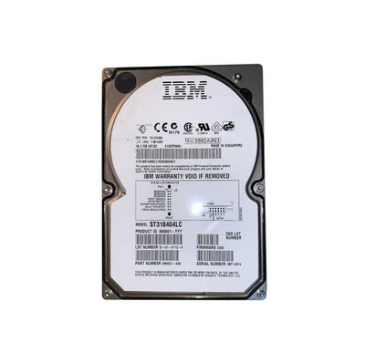 IBM 18GB 10000RPM Ultra 160 SCSI 3.5 4MB Cache Hard Drive compatible with servers, high-speed storage solution