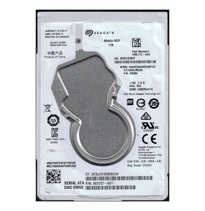 Seagate 1TB 5400RPM SATA 6Gb/s 2.5 Hard Drive for ProLiant DL360p Gen8 Servers