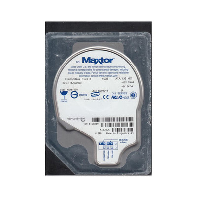 Maxtor DiamondMax Plus 8 40GB 7200RPM IDE Hard Drive for ATA-6 3.5-Inch servers