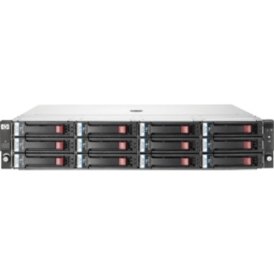 HP StorageWorks D2600 with 12 2TB 6G SAS 7.2K LFF DP MDL HDD 24TB Bundle, compatible with ProLiant DL360p Gen8 servers