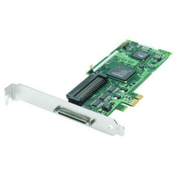 IBM Single Channel PCI-Express Ultra-320 SCSI Controller Card for STD/LP, 43W4325, compatible with servers