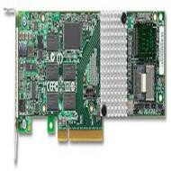 LSI 4-Port SAS/SATA 6GB/s RAID Controller for PCI-Express x8, compatible with servers, mounted in server rack