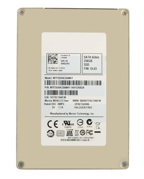 Dell 256GB SATA 2.5-Inch SSD 08GJ4J for ProLiant DL360p Gen8 Servers