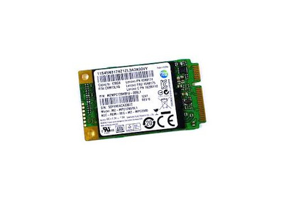 Lenovo 128GB MLC SATA 6Gbps mSATA SSD for 45N8175 Product Category: Internal Solid State Drive
