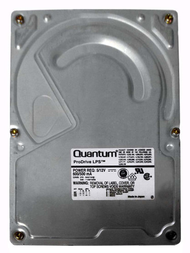 Quantum ProDrive LPS 541MB 4500RPM ATA/IDE 128KB Cache Hard Drive for Internal Use in Servers