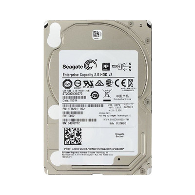 HP 2TB 7200RPM SAS 12Gb/s 128MB Cache 512e SFF 2.5-Inch Hard Drive for ProLiant DL360p Gen8 Servers