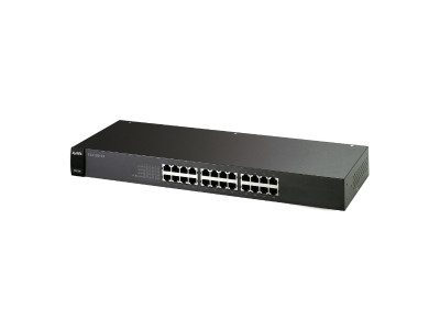ZyXEL ES1100-24 24-Port Gigabit Ethernet Network Switch for Rack-mountable Servers ZyXEL ES1100-24 24-Port Gigabit Ethernet Network Switch for Rack-mountable Servers
